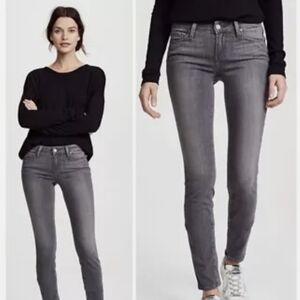 PAIGE Women's Grey Vertugo Ankle Jeans | Raw Hem. Size 25. 🩶